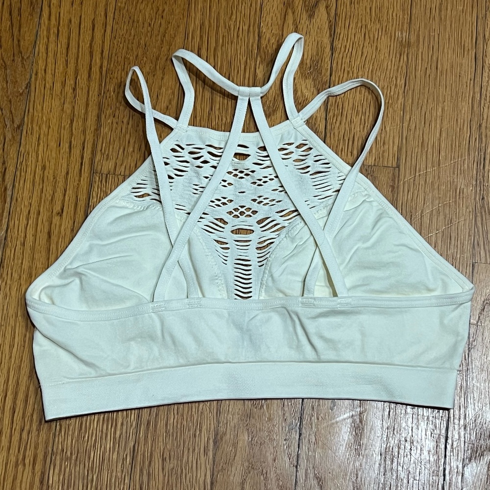 Cutout High Neck Bralette - XS/S - Ivory - Picture 5 of 5